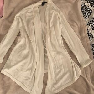 Cream colored cardigan